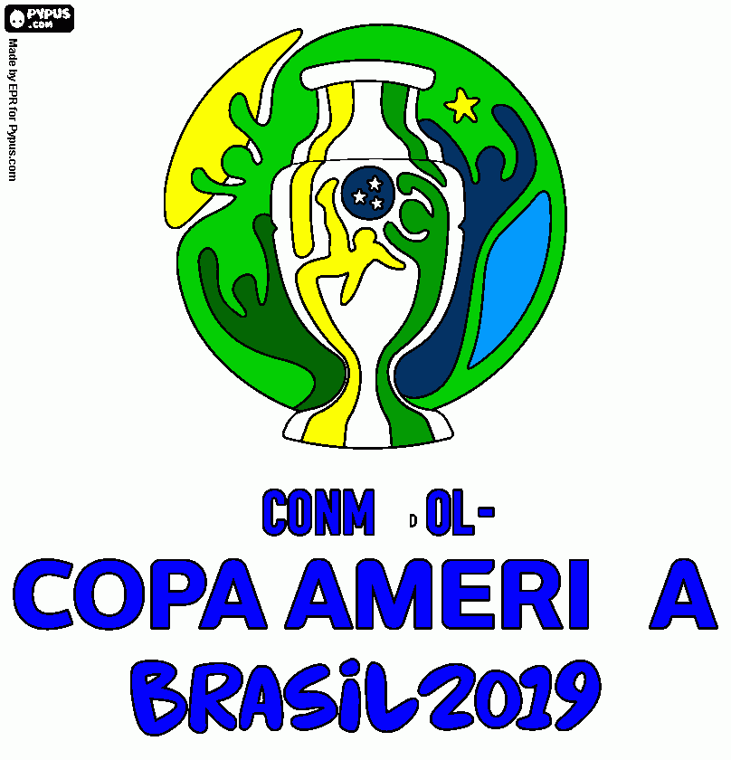 Copa America, Alexis para colorear