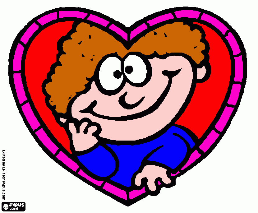 corazon a mamá para colorear