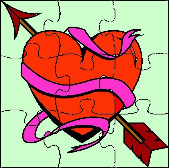 corazon precioso para colorear
