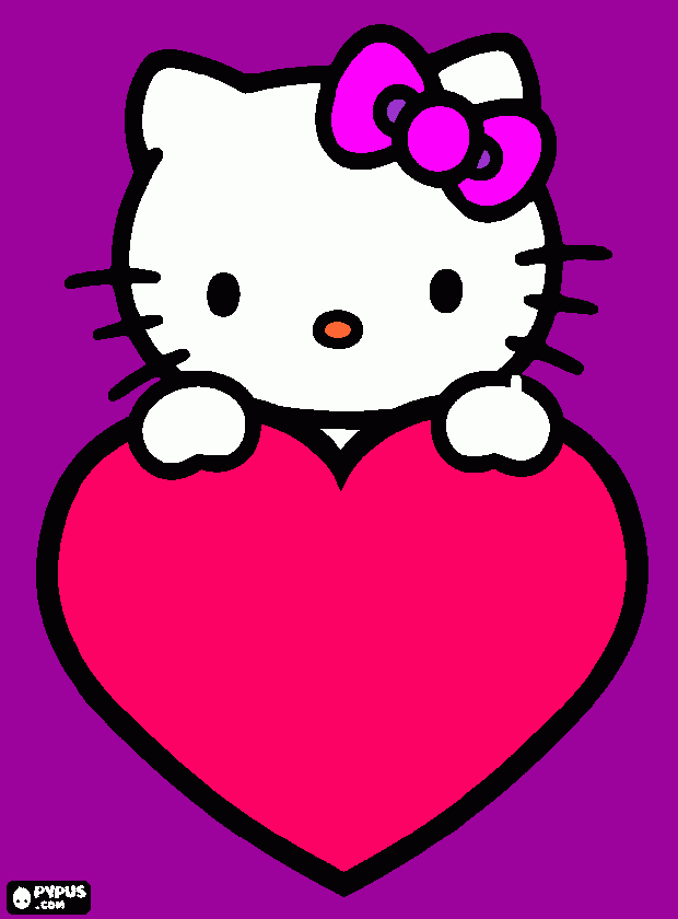corazon para colorear