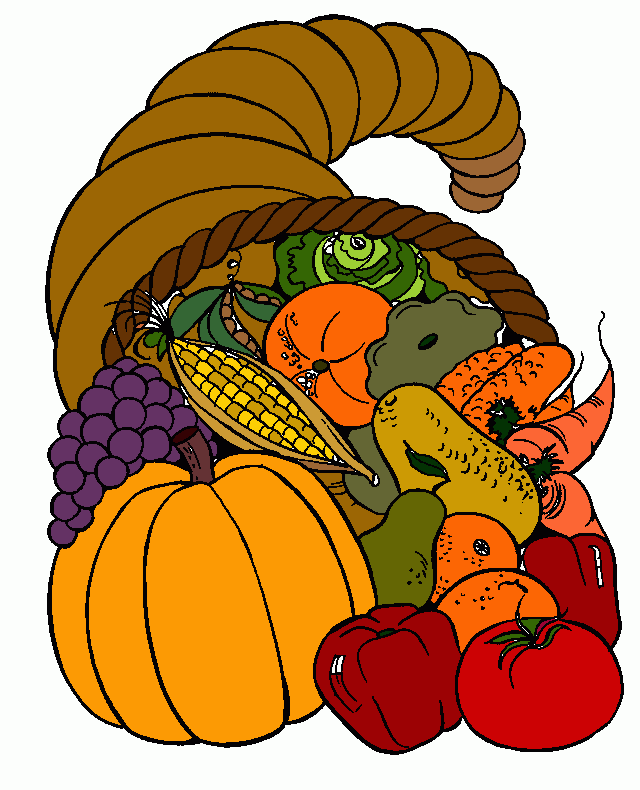 cornucopia para colorear