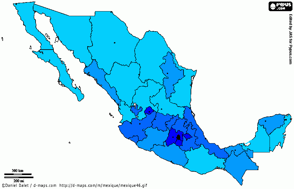 Coropleta para colorear