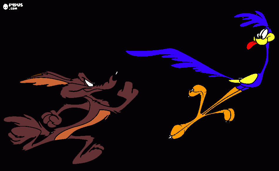 corre corre para colorear