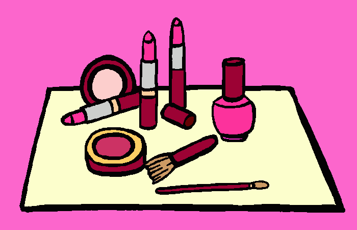 cosmeticos para colorear