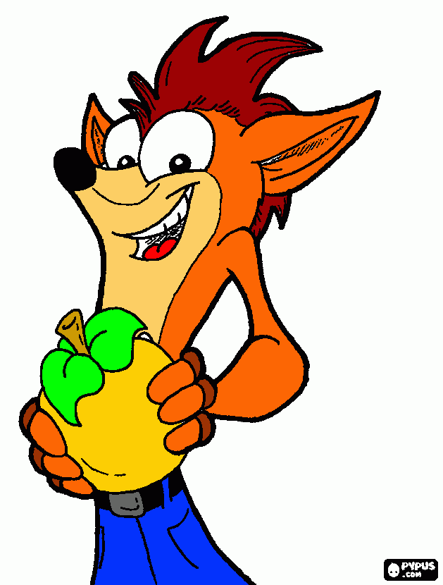 crash para colorear