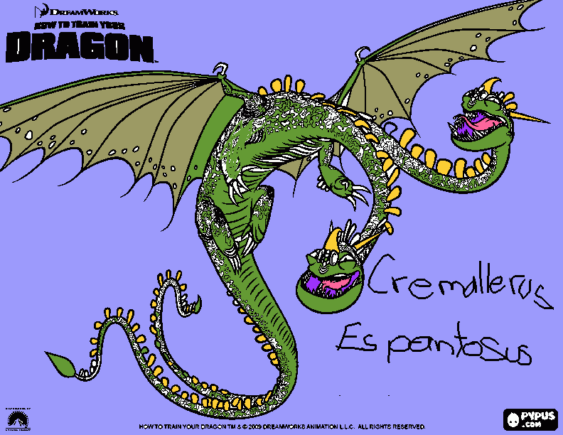 CREMALLERUS ESPANTOSUS para colorear