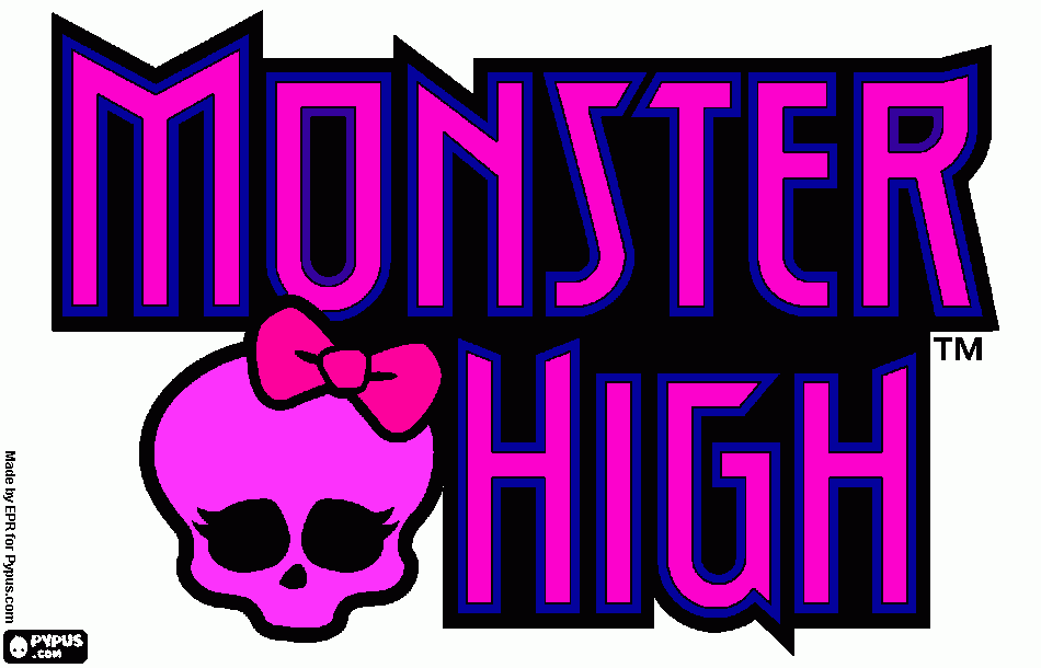 cuadro monster para colorear