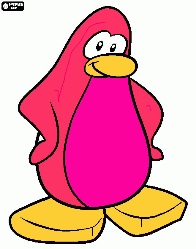 culp pengui para colorear