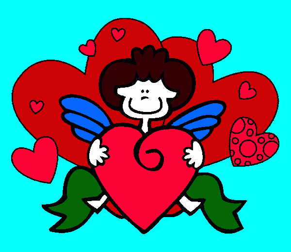 cupido para colorear
