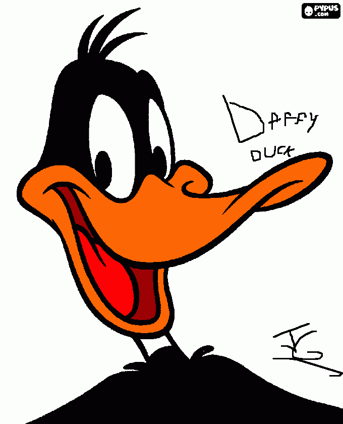 Daffy Duck para colorear