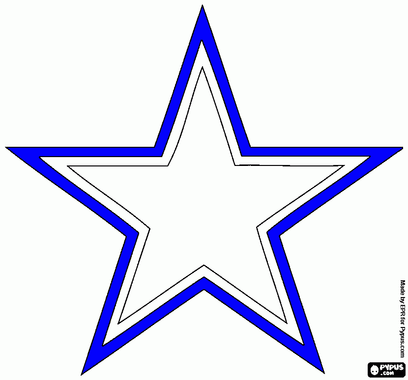 dallas cowboy para colorear