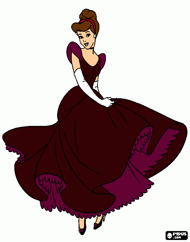 dama bordo para colorear