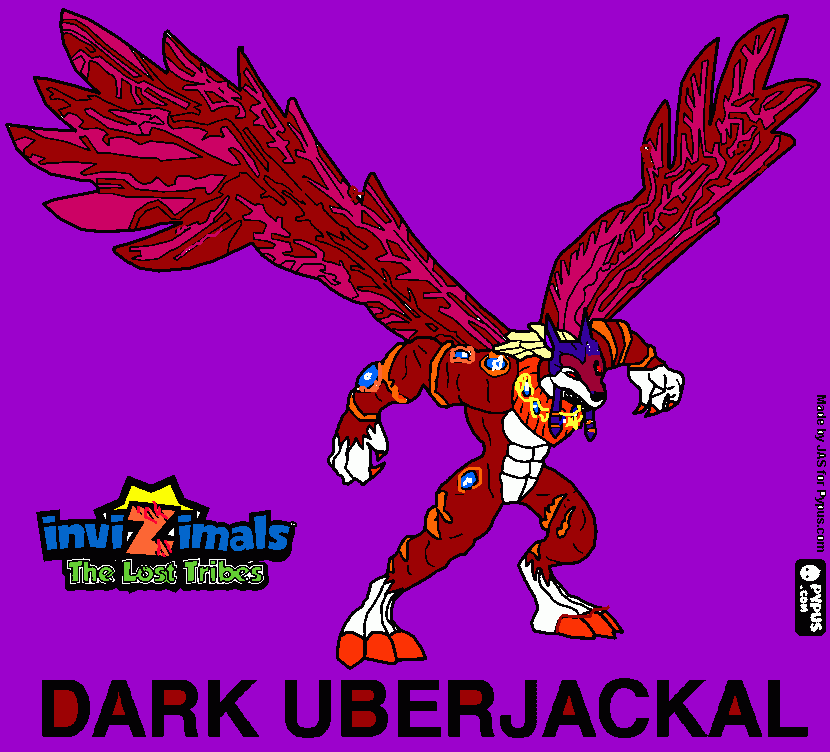 dark uberjackal para colorear