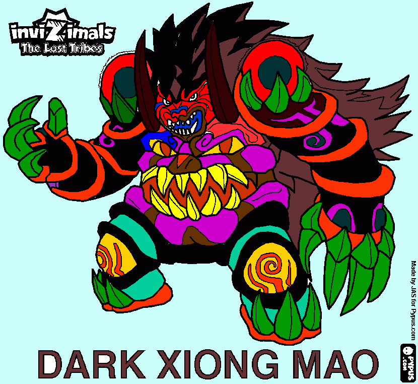 Dark xiong mao para colorear