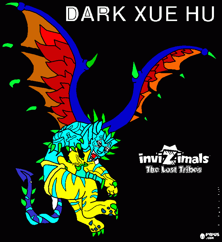 dark xue hu para colorear
