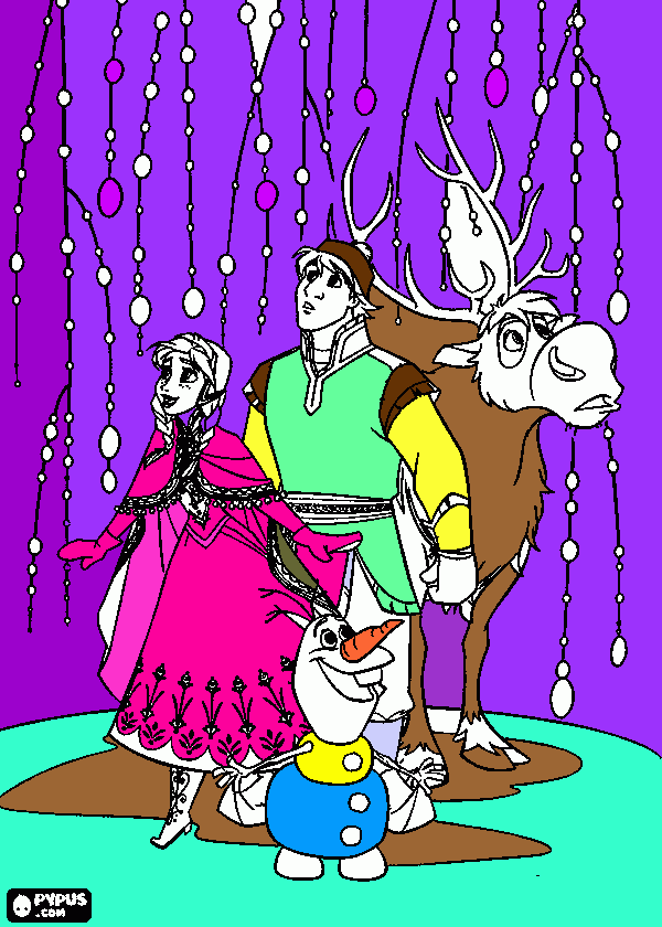 de los 4 para colorear