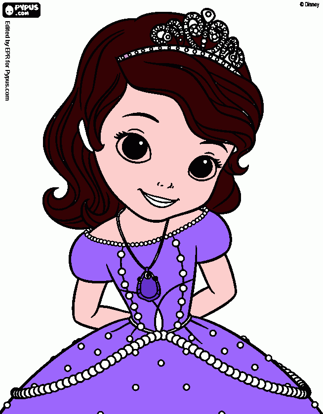 de sofia para colorear