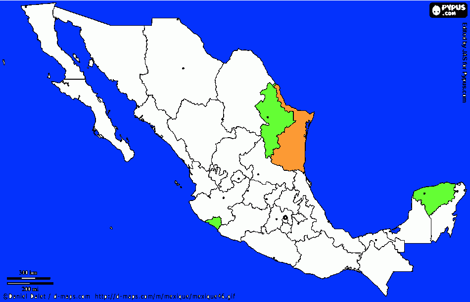 DE TAMAULIPAS para colorear