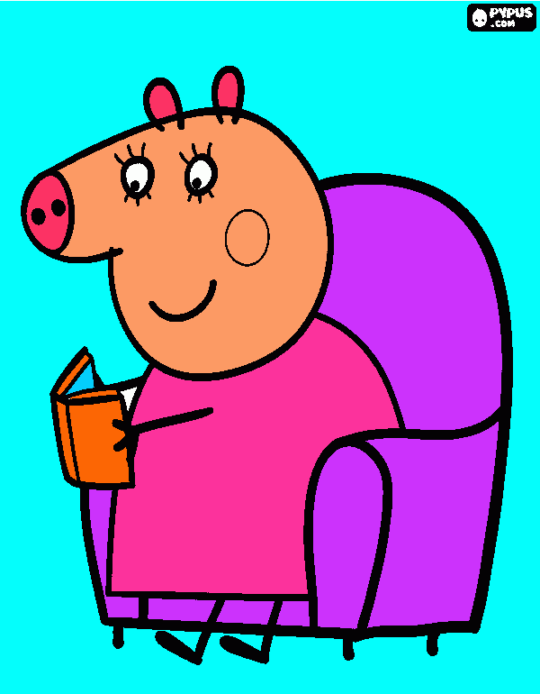 de tu hermanita abi  para colorear