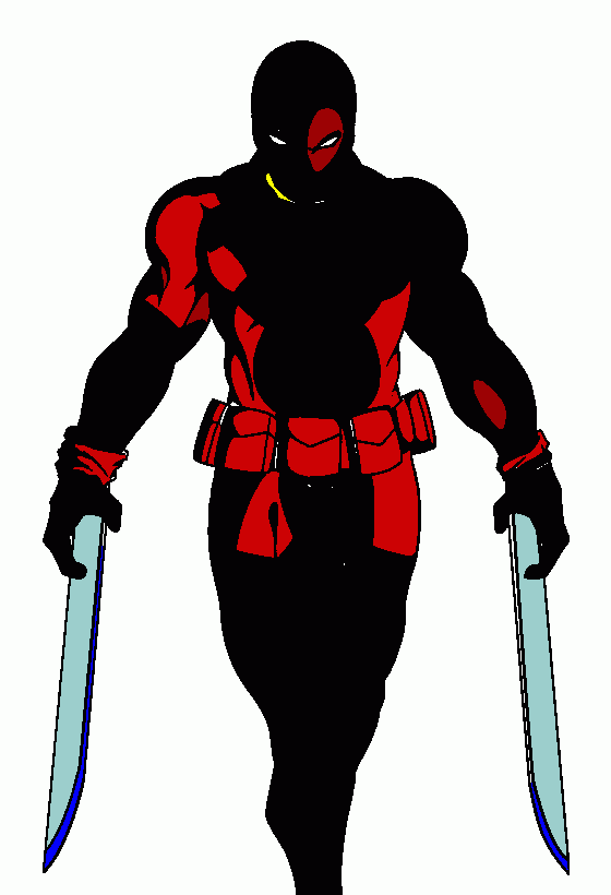 DEAD POOL para colorear