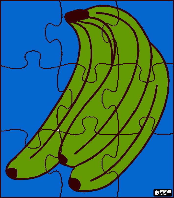 deber isma banano para colorear