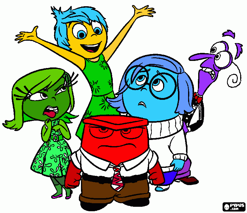 del reves para colorear