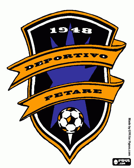 DEPORTIVO PETARE para colorear