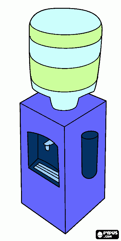 deposito de agua para colorear