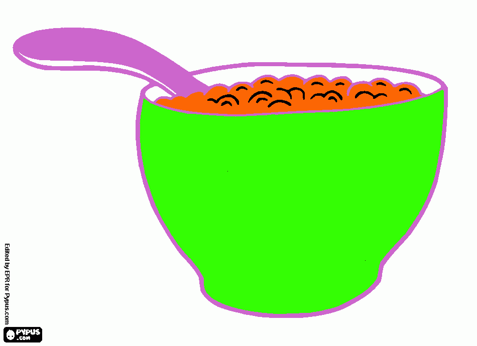 DESAYUNO INFORMATICA 1er GRADO B para colorear