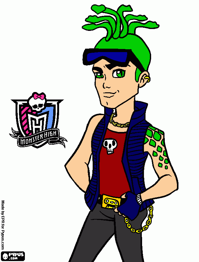 Deuce  Gorgon para colorear