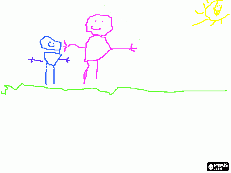 Dia del maestro, un dibujo para colorear