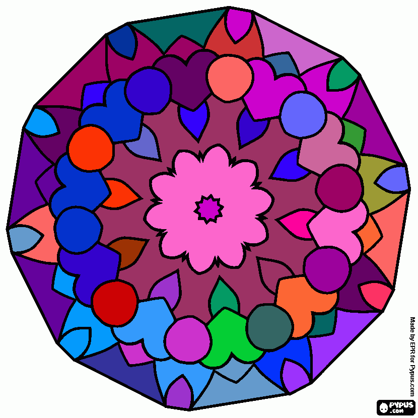 dibu de pili para colorear