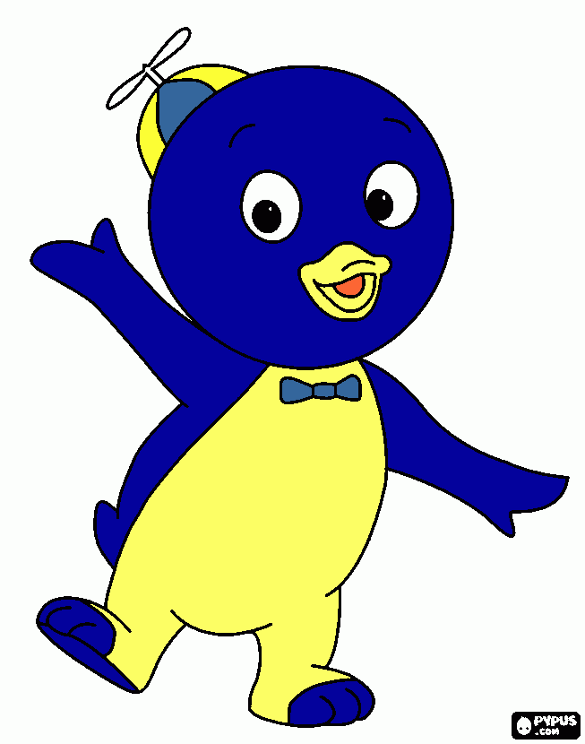 dibu pablo bakyardigans para colorear