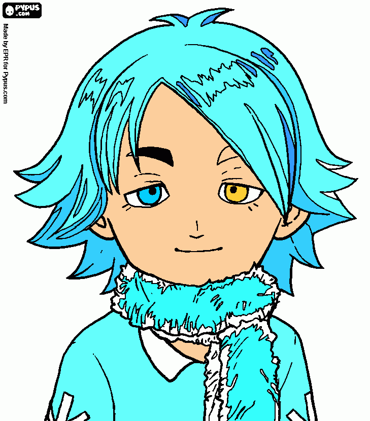 Dibuix Inazuma Eleven para colorear