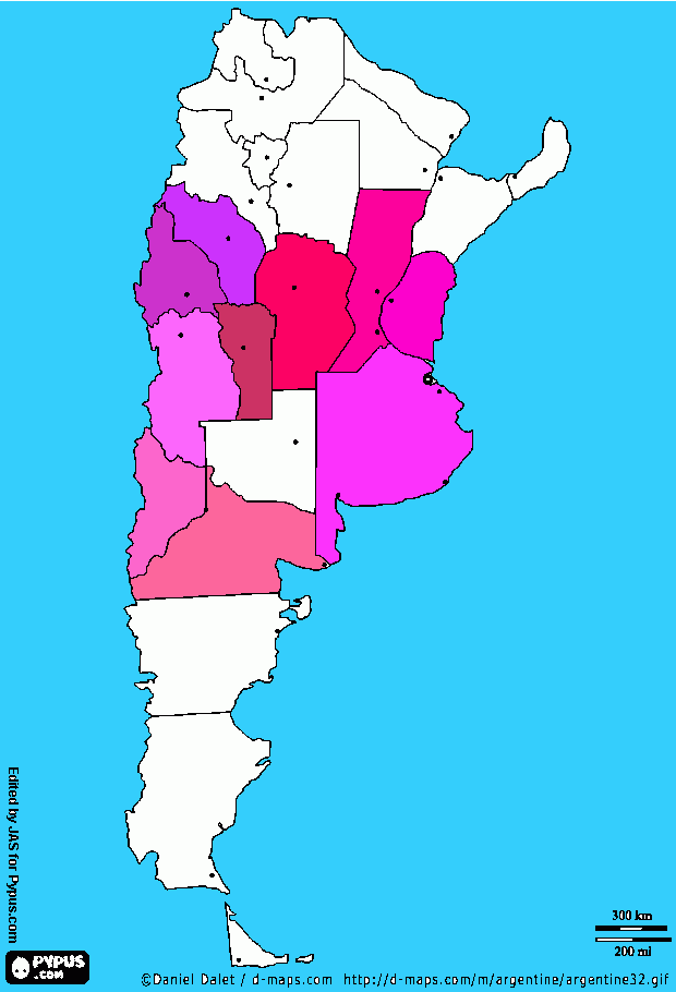 dibujo argentina para colorear