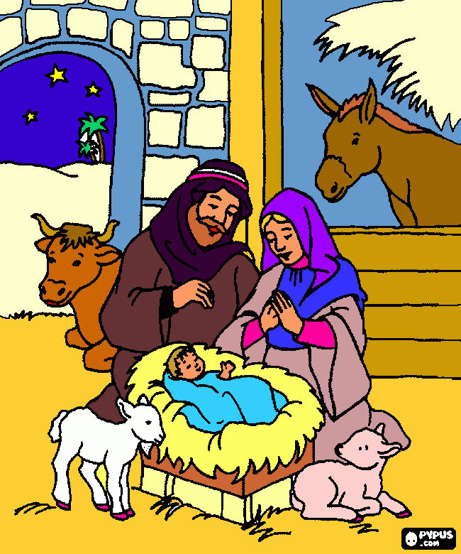 dibujo belen alba para colorear
