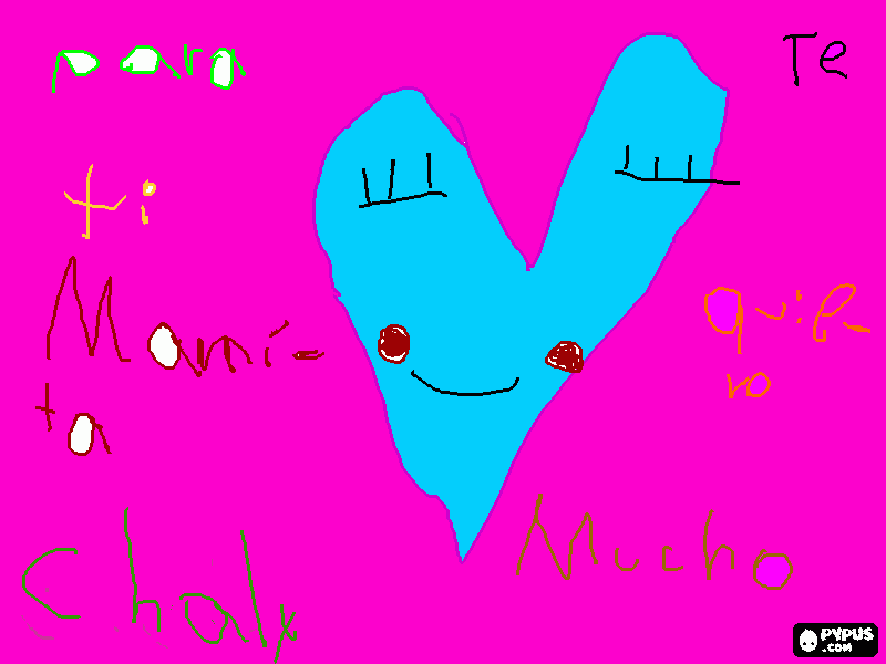 dibujo carta     para colorear