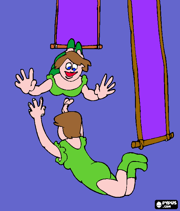 dibujo circo para colorear