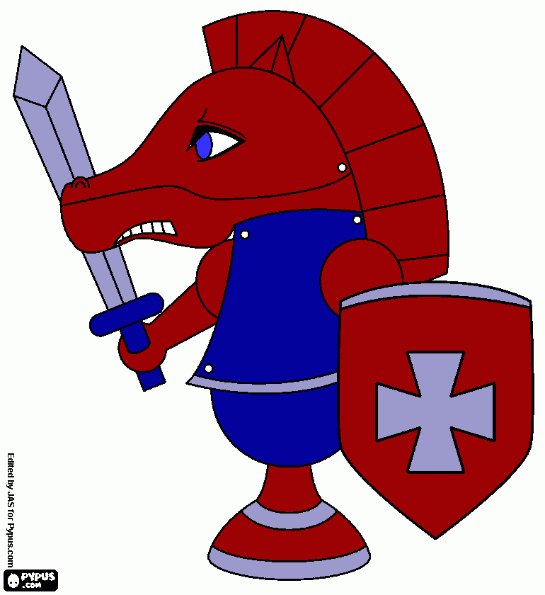 dibujo de ajedrez para colorear