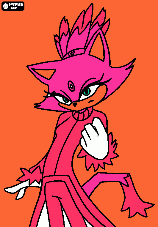 dibujo de blaidi para colorear