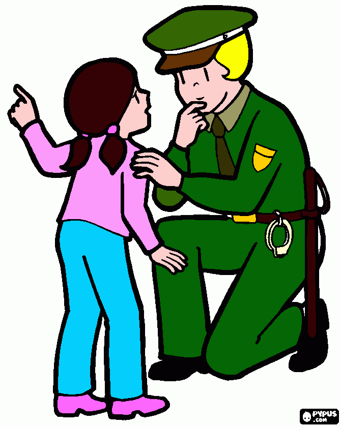 dibujo de carabinero para colorear