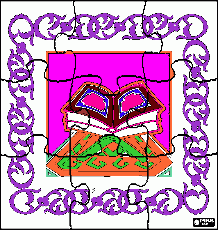 dibujo de la biblia. para colorear