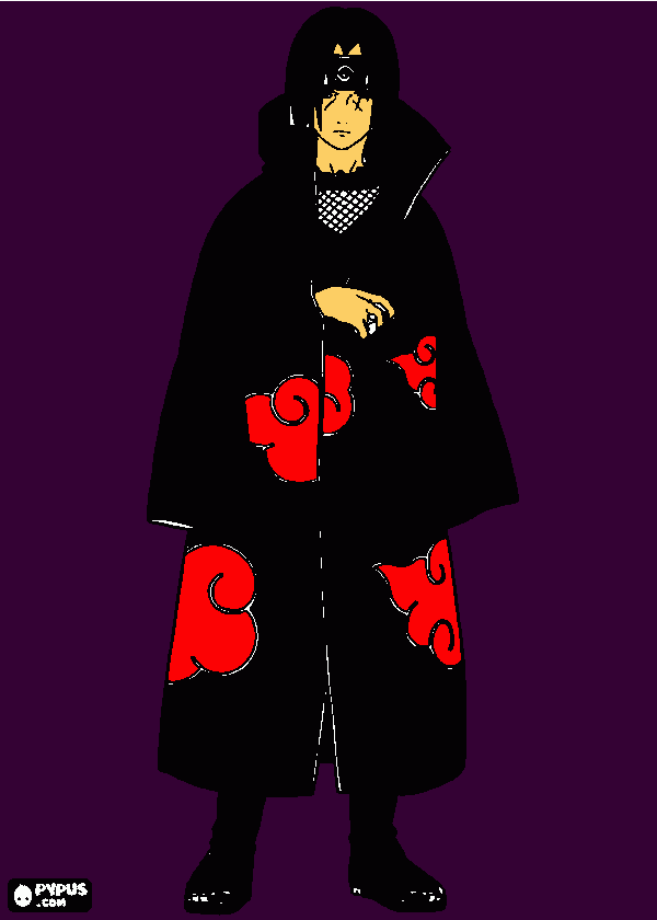 dibujo de la saga naruto para colorear
