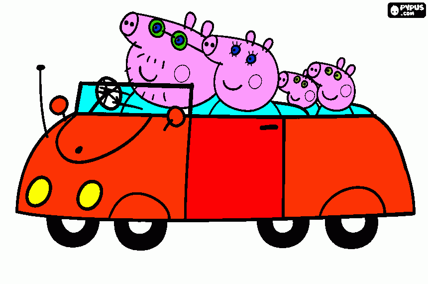 Dibujo de Pepa Pig para colorear