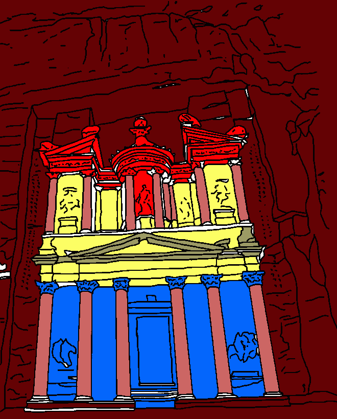 dibujo de petra para colorear