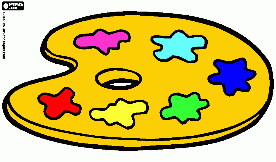 dibujo de pinturas para colorear