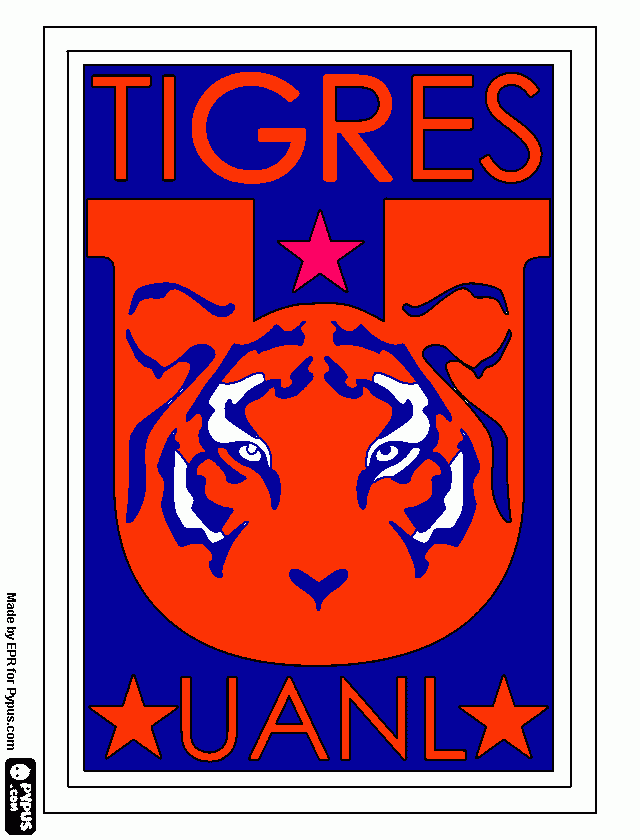 dibujo de tigres para colorear