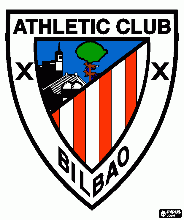 dibujo del athletic para colorear