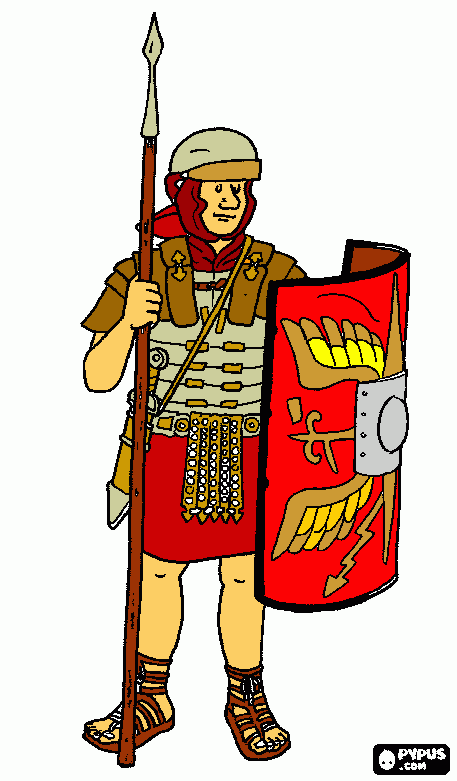 dibujo esparatano para colorear