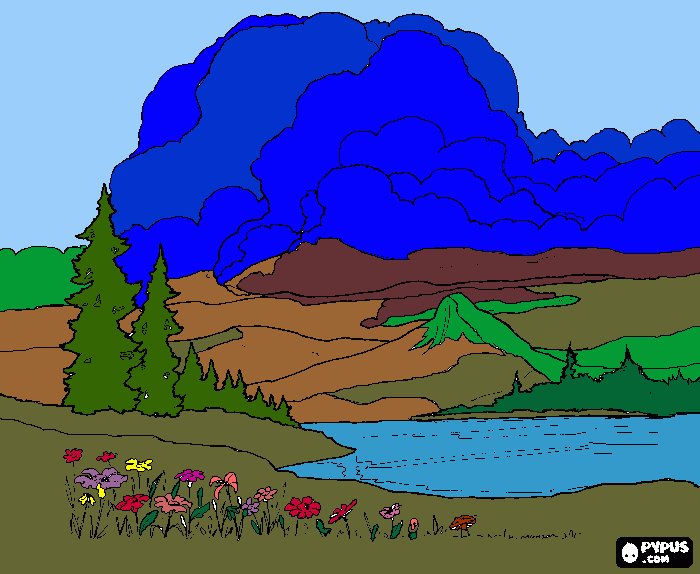 dibujo geografico para colorear